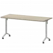 Стол мобильный складной радиусный МБ25-160.70Р Кронберг/Белый 1600x700x750 Моби