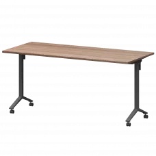 Стол мобильный складной МБ22-160.70 Темный шимо/Антрацит 1600x700x750 Моби
