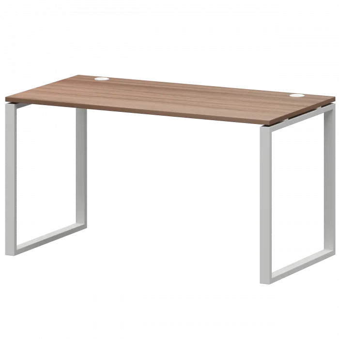 Стол на металлокаркасе АМ.О-005 Темный шимо/Белый 1800x730x760 Арго-М