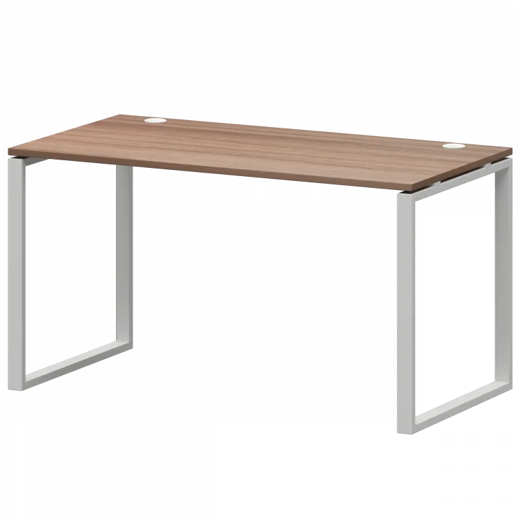 Стол на металлокаркасе АМ.О-005 Темный шимо/Белый 1800x730x760 Арго-М