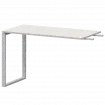 Бриф-приставка на металлокаркасе АМ.О-120.60 Ясень шимо/Белый 1200x600x760 Арго-М