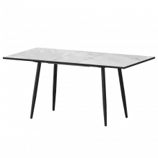 Стол раздвижной Бетта Бетта 1100 Лавант/Черный муар 1100x700x750 Обеденные столы в пластике