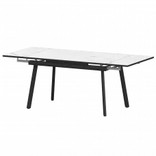 Стол раздвижной Гранд Гранд 1400+300+300 (Н-3799) Азул/Черный муар 1400x800x750 Обеденные столы в пластике