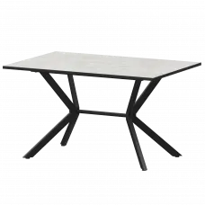 Стол нераздвижной Сириус Сириус 1200 (Н-3825) Лофт/Черный муар 1200x800x750 Обеденные столы в пластике