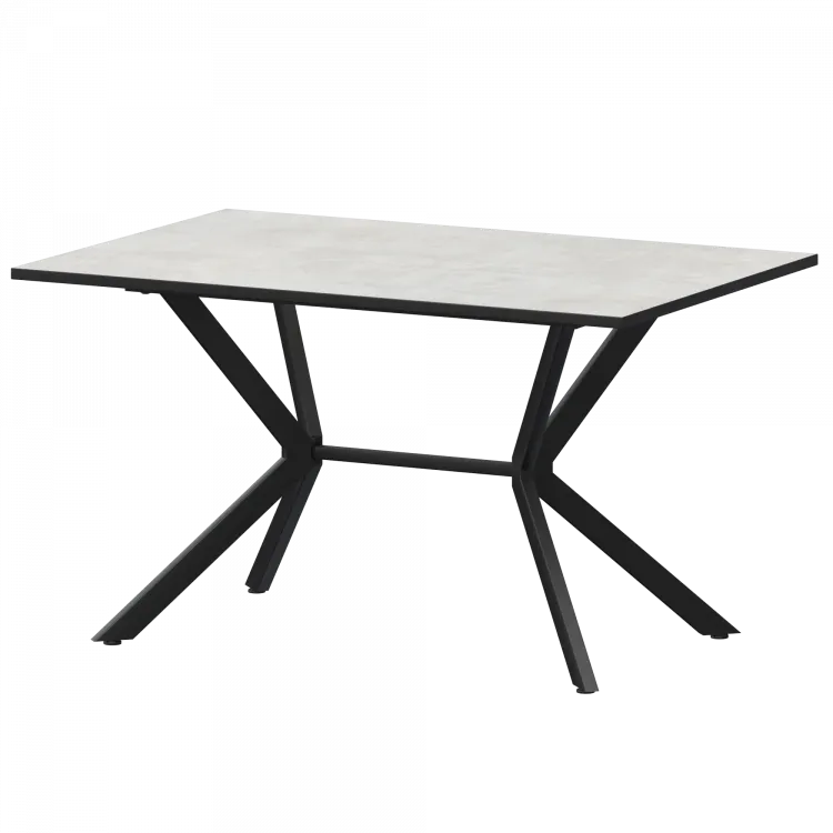 Стол нераздвижной Сириус Сириус 1200 (Н-3825) Лофт/Черный муар 1200x800x750 Обеденные столы в пластике