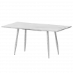 Стол раздвижной Бетта Бетта 1200+300 Фрост/Белый муар 1200x800x750 Обеденные столы в пластике