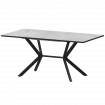 Стол раздвижной Сириус Сириус 1200+300 R20 (Н-3831) Серый Каспий/Черный муар 1200x800x750 Обеденные столы в пластике