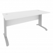 Riva Metal-L Стол письменный ПЛ.СП-4 Белый/Металл Серый 1600*720*750