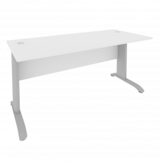 Riva Metal-L Стол письменный ПЛ.СП-4 Белый/Металл Серый 1600*720*750
