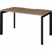 Стол на металлокаркасе НТМП.П-140 Дуб сафари/Антрацит 1400x730x750 Аргентум-МП