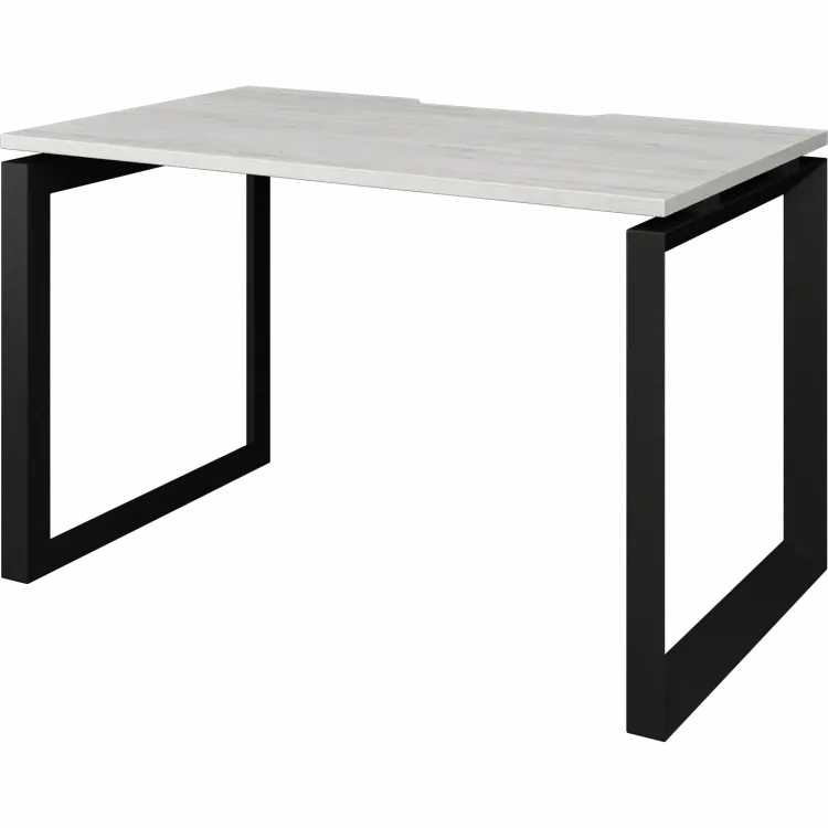 Стол на металлокаркасе НТМП.О-120 Сосна винтер/Антрацит 1200x730x750 Аргентум-МП