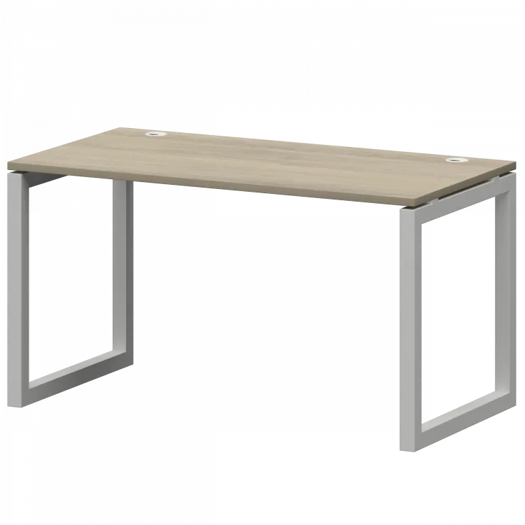 Стол на металлокаркасе СМС25-О-10К.73.Пр50 Кронберг/Белый 1000x730x750 Смарт