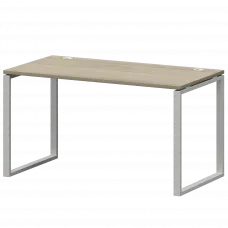 Стол на металлокаркасе СМС25-О-12К.73.Пр25 Кронберг/Белый 1200x730x750 Смарт