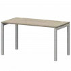 Стол на металлокаркасе СМС25-П-16К.73.Пр50 Кронберг/Белый 1600x730x750 Смарт