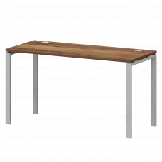 Стол на металлокаркасе СМС25-П-10К.60.Пр25 Таксония/Белый 1000x600x750 Смарт