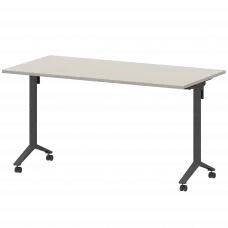 Стол мобильный складной МБ22-140.70 Ясень шимо/Антрацит 1400x700x750 Моби