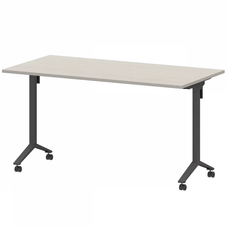 Стол мобильный складной МБ22-140.70 Ясень шимо/Антрацит 1400x700x750 Моби
