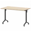 Стол мобильный складной МБ22-120.70 Бук/Антрацит 1200x700x750 Моби