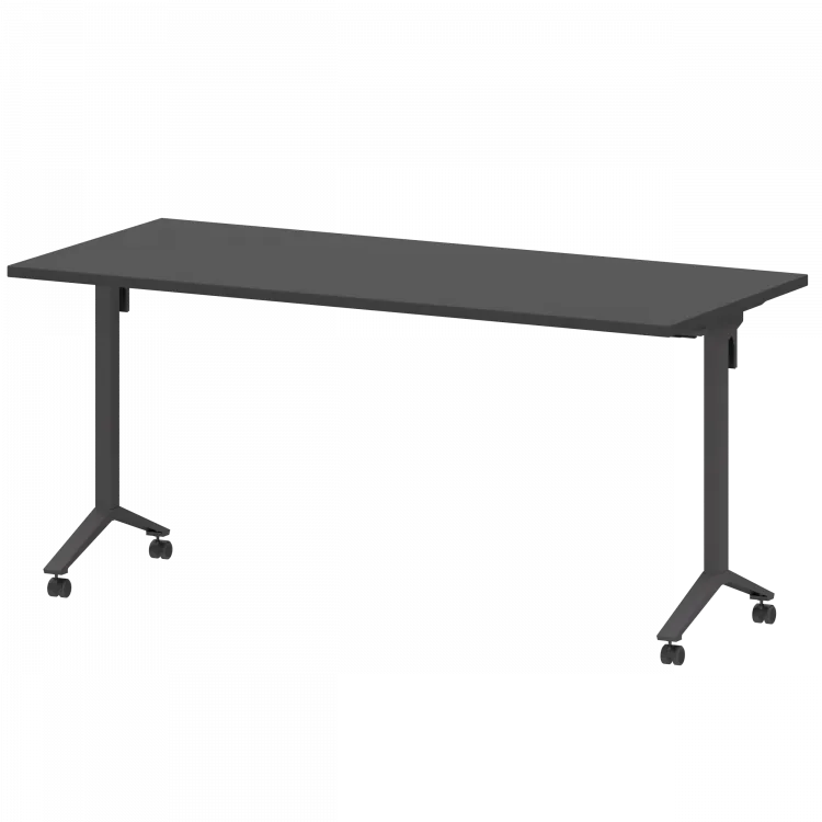 Стол мобильный складной МБ25-160.70 Графит/Антрацит 1600x700x750 Моби
