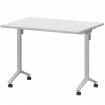 Стол мобильный складной МБ25-100.70 Белый/Белый 1000x700x750 Моби