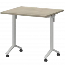 Стол мобильный складной МБ25-80.70 Кронберг/Белый 800x700x750 Моби