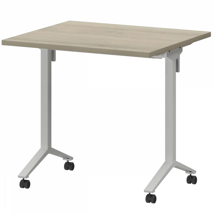 Стол мобильный складной МБ25-80.70 Кронберг/Белый 800x700x750 Моби