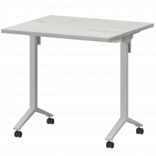 Стол мобильный складной МБ25-80.70 Сосна винтер/Белый 800x700x750 Моби