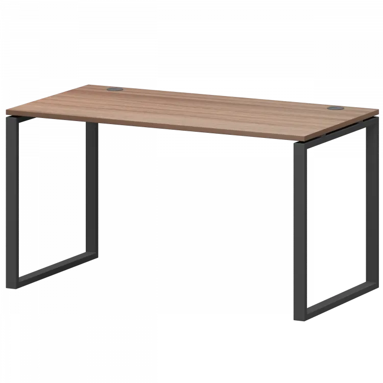 Стол на металлокаркасе АМ.О-002.60 Темный шимо/Антрацит 1200x600x760 Арго-М