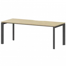 Стол на металлокаркасе НТМП.П-180 Баттл Рок/Антрацит 1800x730x750 Аргентум-МП