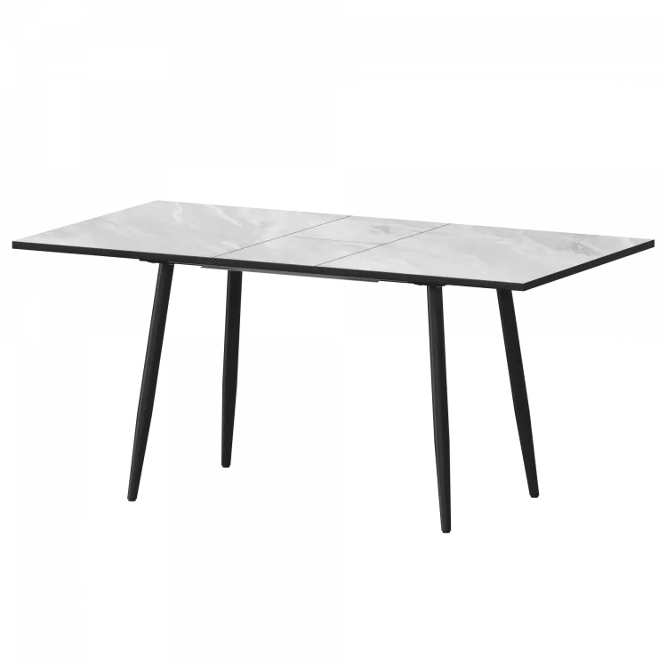 Стол раздвижной Бетта Бетта 1200+300 Лавант/Черный муар 1200x800x750 Обеденные столы в пластике