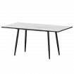Стол раздвижной Бетта Бетта 1100+300 Фрост/Черный муар 1100x700x750 Обеденные столы в пластике