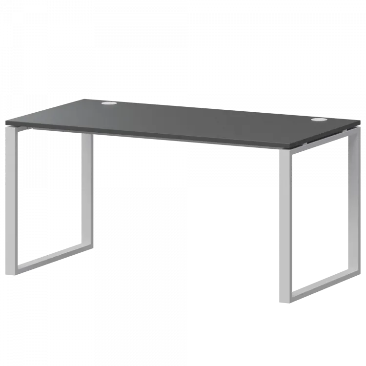 Стол на металлокаркасе АМ.О-003.60 Антрацит/Белый 1400x600x760 Арго-М