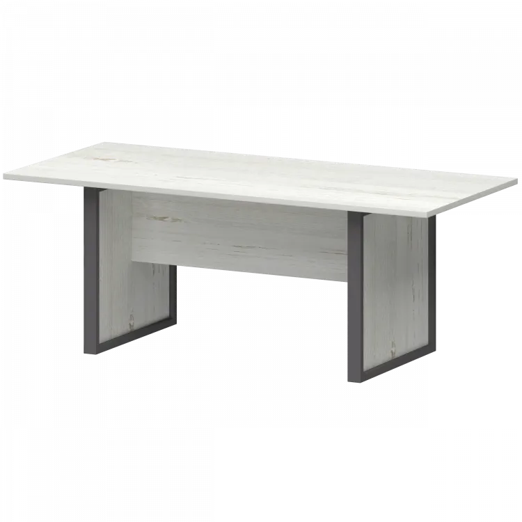 Стол заседаний НТМ-200.90 Сосна винтер/Антрацит 2000x900x750 Аргентум-М