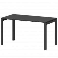 Стол на металлокаркасе СМС25-П-18К.73.Пр50 Графит/Антрацит 1800x730x750 Смарт