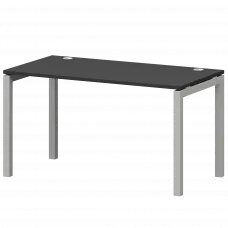 Стол на металлокаркасе СМС25-П-18К.73.Пр50 Графит/Белый 1800x730x750 Смарт