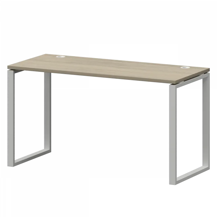 Стол на металлокаркасе СМС25-О-12К.60.Пр25 Кронберг/Белый 1200x600x750 Смарт