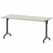 Стол мобильный складной МБ22-160.70 Ясень шимо/Антрацит 1600x700x750 Моби
