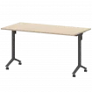 Стол мобильный складной МБ22-140.70 Бук/Антрацит 1400x700x750 Моби