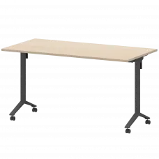 Стол мобильный складной МБ22-140.70 Бук/Антрацит 1400x700x750 Моби