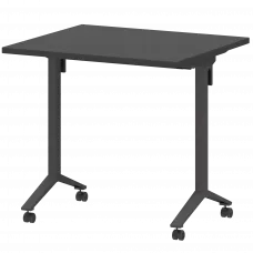 Стол мобильный складной МБ25-80.70 Графит/Антрацит 800x700x750 Моби