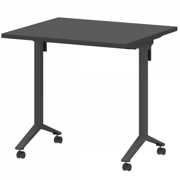 Стол мобильный складной МБ25-80.70 Графит/Антрацит 800x700x750 Моби