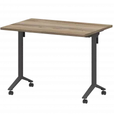 Стол мобильный складной МБ25-100.70 Дуб сафари/Антрацит 1000x700x750 Моби