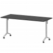 Стол мобильный складной МБ25-160.70 Графит/Белый 1600x700x750 Моби