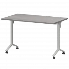 Стол мобильный складной МБ25-120.70 Лиственница/Белый 1200x700x750 Моби