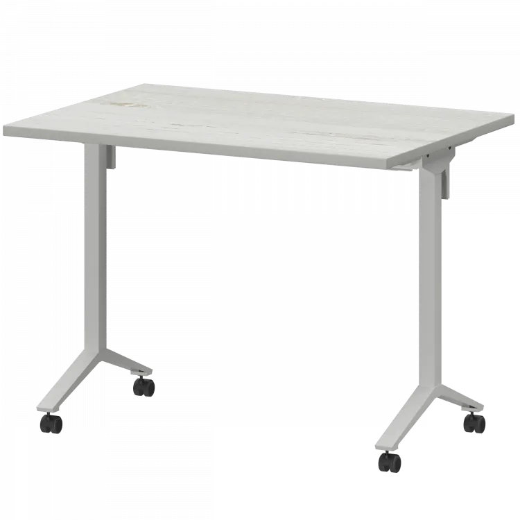 Стол мобильный складной МБ25-100.70 Сосна винтер/Белый 1000x700x750 Моби