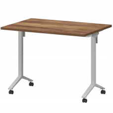 Стол мобильный складной МБ25-100.70 Таксония/Белый 1000x700x750 Моби