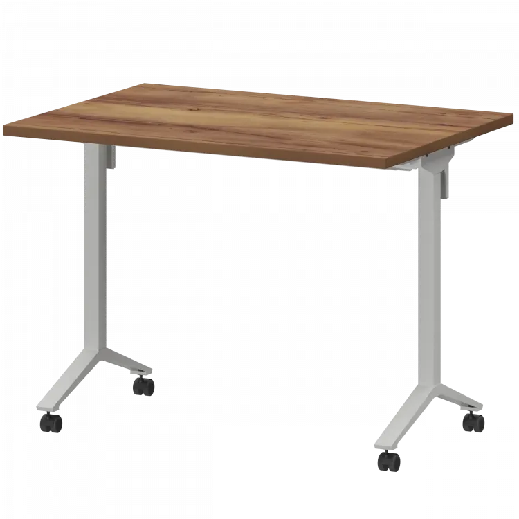 Стол мобильный складной МБ25-100.70 Таксония/Белый 1000x700x750 Моби