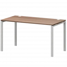 Стол на металлокаркасе АМ-002 Темный шимо/Белый 1200x730x760 Арго-М