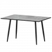 Стол нераздвижной Бетта Бетта 1200 Фаерстоун/Черный муар 1200x800x750 Обеденные столы в пластике