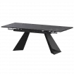 Стол раздвижной Дуэт Дуэт 1200х800+300 (Н-3828) Даркстоун/Черный муар 1200x800x750 Обеденные столы в пластике